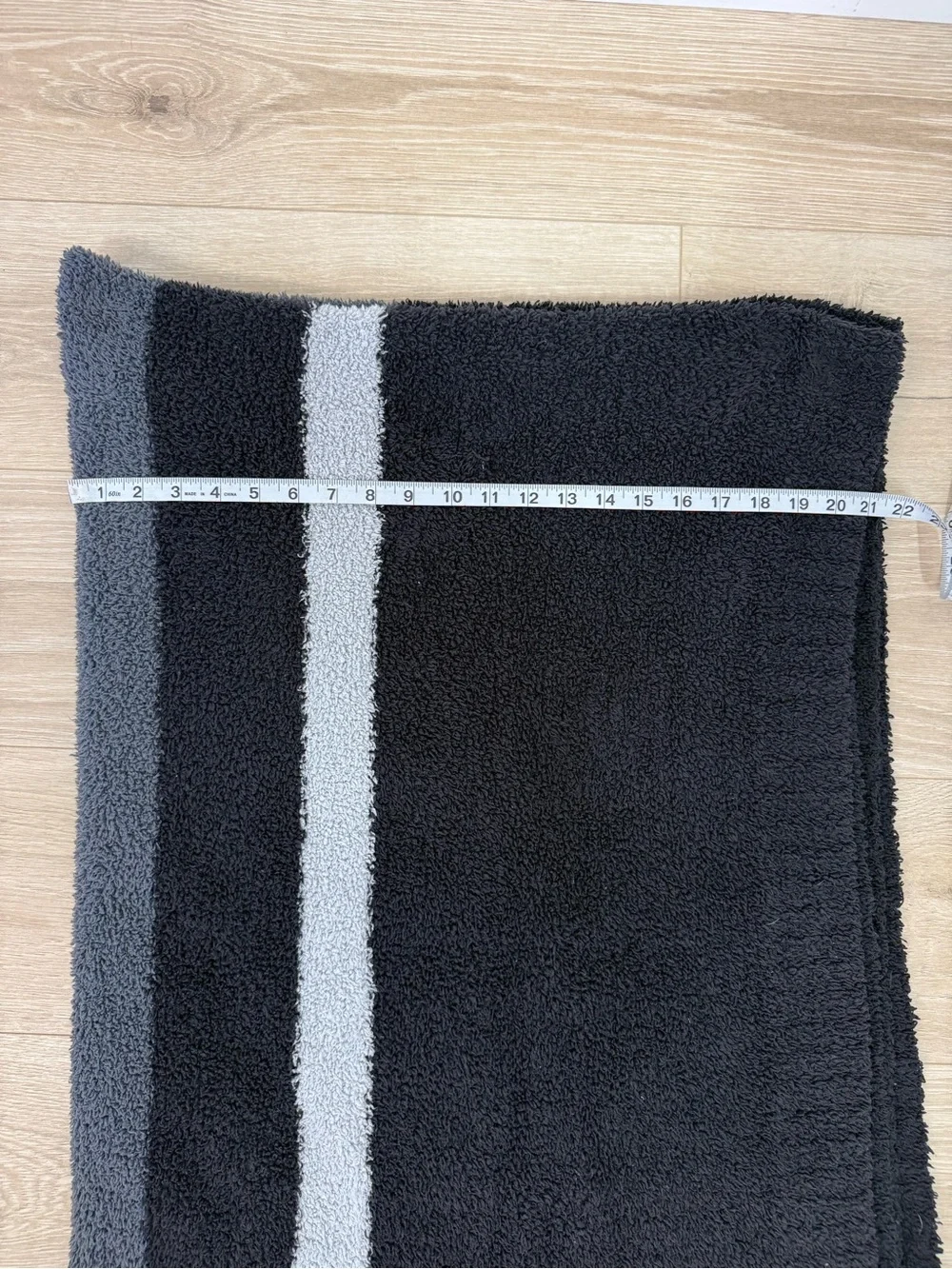 Barefoot Dreams CozyChic Block Stripe Throw Blanket